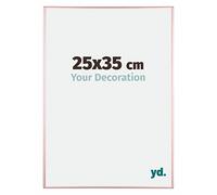 yd. Your Decoration - Cadre 25x35 cm - Cuivre - Cadres Photos en Aluminium Avec Verre acrylique - Anti-Reflet - Cadre 25x35 - Kent