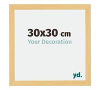yd. Your Decoration - Cadre 30x30 cm - Hetre Decor - Cadres Photo en MDF Avec Verre acrylique - Anti-Reflet - Cadre 30x30 - Mura