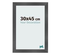 yd. Your Decoration - Cadre 30x45 cm - Noir Mat - Cadres Photo en MDF Avec Verre acrylique - Anti-Reflet - Cadre 30x45 - Pisa