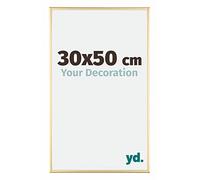 yd. Your Decoration - Cadre 30x50 cm - Or - Cadres Photos en Aluminium Avec Verre acrylique - Anti-Reflet - Cadre 30x50 - Kent