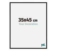 yd. Your Decoration - Cadre 35x45 cm - Noir Mat Cadres Photos en Aluminium Avec Verre acrylique - Anti-Reflet - Cadre 35x45 - New York