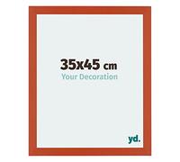 Your Decoration - Cadre 35x45 cm - Orange - Cadres Photo en MDF Avec Verre acrylique - Anti-Reflet - Cadre 35x45 - Mura