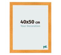yd. Your Decoration - Cadre 40x50 cm - Orange - Cadres Photo en MDF Avec Verre acrylique - Anti-Reflet - Cadre 40x50 - Pisa