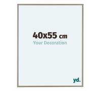 yd. Your Decoration - Cadre 40x55 cm - Champagne - Cadres Photos en Aluminium Avec Verre acrylique - Anti-Reflet - Cadre 40x55 - Kent