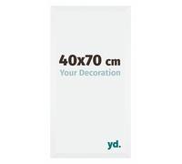 yd. Your Decoration - Cadre 40x70 cm - Cadres Photo en MDF Avec Verre acrylique - Anti-Reflet - Blanc Mat - Cadre Decoration Murale - Catania