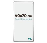 yd. Your Decoration - Cadre 40x70 cm - Noir Mat - Cadres Photos en Aluminium Avec Verre acrylique - Anti-Reflet - Cadre 40x70 - Kent