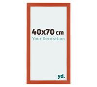 Your Decoration - Cadre 40x70 cm - Orange - Cadres Photo en MDF Avec Verre acrylique - Anti-Reflet - Cadre 40x70 - Mura