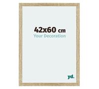 yd. Your Decoration - Cadre 42x60 cm - Chene Sonoma - Cadres Photo en MDF Avec Verre acrylique - Anti-Reflet - Cadre 42x60 - Mura