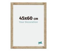 Your Decoration - 45x60 cm - Cadres Photo en MDF Avec Verre Plexiglas - Anti-Reflet - Excellente Qualité - Or - Cadre Decoration Murale - Catania, Or