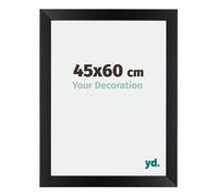 yd. Your Decoration - Cadre 45x60 cm - Noir Mat - Cadres Photo en MDF Avec Verre acrylique - Anti-Reflet - Cadre 45x60 - Mura