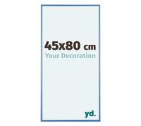 yd. Your Decoration - Cadre 45x80 cm - Blue Acier - Cadres Photos en Aluminium Avec Verre acrylique - Anti-Reflet - Cadre 45x80 - Kent