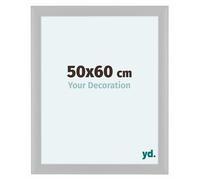yd. Your Decoration - Cadre 50x60 cm - Blanc Mat - Cadres Photo en MDF Avec Verre acrylique - Anti-Reflet - Cadre Blanc Mat - Como