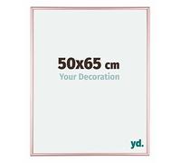 yd. Your Decoration - Cadre 50x65 cm - Cuivre - Cadres Photos en Aluminium Avec Verre acrylique - Anti-Reflet - Cadre 50x65 - Kent
