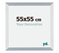 Your Decoration - Cadre 55x55 cm - Aluminium Brossé - Cadres Photo en MDF Avec Verre acrylique - Anti-Reflet - Cadre 55x55 - Mura