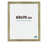 Your Decoration - Cadre 60x70 cm - Or Antique - Cadres Photo en MDF Avec Verre acrylique - Anti-Reflet - Cadre 60x70 - Mura