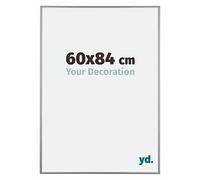yd. Your Decoration - Cadre 60x84 cm - Platine - Cadres Photos en Aluminium Avec Verre acrylique - Anti-Reflet - Cadre 60x84 - Kent