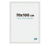 yd. Your Decoration - Cadre 70x100 cm - Blanc Mat - Cadres Photo en MDF Avec Verre acrylique - Anti-Reflet - Cadre 70x100 - Mura