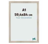 yd. Your Decoration - Cadre A1 59.4x84 cm - Chene Clair - Cadres Photo en MDF Avec Verre acrylique - Anti-Reflet - Cadre A1 59.4x84 - Pisa