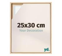yd. Your Decoration - Cadre flottant 25x30 - Hetre - Cadre en caisse américaine pour toile sur chassis - MDF - Lyon