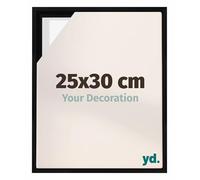 yd. Your Decoration - Cadre flottant 25x30 - Noir Mat - Cadre en caisse américaine pour toile sur chassis - MDF - Lyon