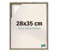 yd. Your Decoration - Cadre flottant 28x35 - Chene Sonoma - Cadre en caisse américaine pour toile sur chassis - MDF - Lyon
