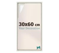 yd. Your Decoration - Cadre flottant 30x60 - White Wash - Cadre en caisse américaine pour toile sur chassis - MDF - Lyon