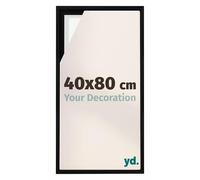 yd. Your Decoration - Cadre flottant 40x80 - Noir Mat - Cadre en caisse américaine pour toile sur chassis - MDF - Lyon