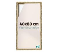 yd. Your Decoration - Cadre flottant 40x80 - Or Antique - Cadre en caisse américaine pour toile sur chassis - MDF - Lyon