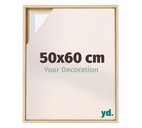 yd. Your Decoration - Cadre flottant 50x60 - Hetre - Cadre en caisse américaine pour toile sur chassis - MDF - Lyon