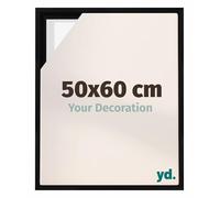 yd. Your Decoration - Cadre flottant 50x60 - Noir Mat - Cadre en caisse américaine pour toile sur chassis - MDF - Lyon