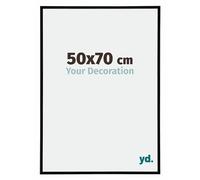 Your Decoration - 50,00x70,00 cm - Cadres Photos en Plastique Avec Verre Plexiglas - Excellente Qualité -Noir Très Brillant - Plaque de Verre Résistant Aux UV - Anti-Reflet - Cadre Decoration Murale -
