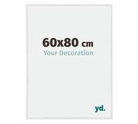yd. Your Decoration Cadre Puzzle 60x80 - Puzzle cadre 1500-2000 Pièces - Blanc Brillant - Plastique Cadre photo Annecy