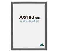 yd. Your Decoration Cadre Puzzle 70x100 - Puzzle cadre 1500-2000 Pièces - Anthracite - MDF Cadre photo Mura