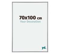 yd. Your Decoration Cadre Puzzle 70x100 - Puzzle cadre 1500-2000 Pièces - Argent Brillant - Plastique Cadre photo Annecy