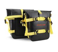 YDADV Pour 1290 1390 Super Duke R Sac crash en cuir TPU 690 790 890 Aventure 990 1050 1090 1190 ADV 1290 Super Adventure t Sac de cadre (noir et jaune)