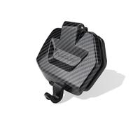 YDADV Pour NMAX155 V3 2025 Boîte à outils Cache de stockage NMAX 125 155 Tech Max Accessoires Couverture étanche latérales NMAX 155 Capuchons anti-poussière (motif fibre de carbone)