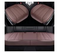 YDCDFVBVGM Avant Arrière Coussins Couvre Coussin en Cuir Personnalisé pour Nissan pour X-Trail pour Qashqai pour Rogue pour Sport pour Bluebird Housses Siège Auto Ensemble(Coffee 5 Seat)