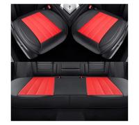 YDCDFVBVGM Avant Arrière Coussins Couvre Coussin en Cuir Personnalisé pour Nissan pour X-Trail pour Qashqai pour Rogue pour Sport pour Bluebird Housses Siège Auto Ensemble(Black Red 5 Seat)