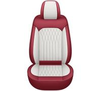 YDCDFVBVGM Avant Arrière Coussins Couvre Housse Siège sur Mesure pour Ford pour Fiesta pour Fusion pour Mondeo pour Taurus pour Mustang pour Territoire pour Kuga pour S-Max(White Red 5 Seats)