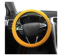 YDCDFVBVGM Couvre Volant Voiture Couverture Volant Voiture en Texture Pneu Souple Accessoires Automobiles Universels Couvre Volant Universelle(Yellow)