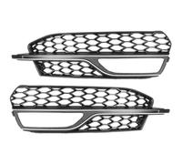 YDCDFVBVGM Grille Chocs Centrale Avant Paire Calandres Pare-Choc Avant en Maille pour A3 pour S-Line pour S3 2014 2015 2016 Centre Grille Calandre Avant(Chrome Silver)