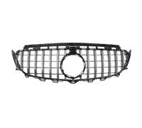 YDCDFVBVGM Grille Chocs Centrale Avant pour Benz pour Classe E pour W213 pour E200 pour E300 pour E400 pour E43 avec Trou Caméra Grille Pare-Chocs Avant Chrome + Noir Centre Grille Calandre Avant