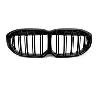YDCDFVBVGM Grille Chocs Centrale Avant pour Série 1 pour F40 2019 2020 2021 2022 2023 2024 Calandre Avant Noire Brillante Centre Grille Calandre Avant