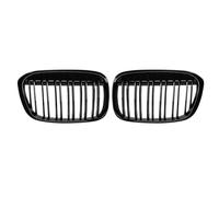 YDCDFVBVGM Grille Chocs Centrale Avant pour X1 pour F48 pour F49 2016 2017 2018 2019 2020 Grille De Course Grilles Pare-Chocs Avant Voiture À Double Ligne Brillante Centre Grille Calandre Avant