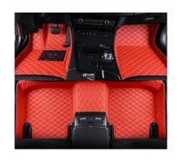YDCDFVBVGM LHD pour Mini pour Countryman pour F60 2017-2022 2023 2024 Style Intérieur Voiture Tapis Sol Voiture Tapis Accessoire Tapis Sol Décoratifs pour Intérieur(Red)