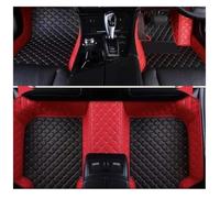 YDCDFVBVGM Tapis Sol Antisalissure Imperméable Accessoires D'intérieur Voiture pour Nissan pour 307Z 2008-2013 2014 2015 2016 2017 Tapis Sol Décoratifs pour Intérieur(Black with Red,RHD)