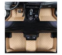 YDCDFVBVGM Tapis Sol Antisalissures LHD pour Mazda pour Cx7 Accessoires Intérieurs Voiture en Cuir Tapis Sol Décoratifs pour Intérieur(Beige)