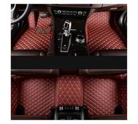 YDCDFVBVGM Tapis Sol Antisalissures LHD pour Peugeot 308 Accessoires Intérieurs Voiture en Cuir Tapis Sol Décoratifs pour Intérieur(Wine Red)