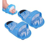 YDDZ 2 Pièces Brosse Pied Douche, Nettoyant de Pied de Douche, Brosse de Nettoyage Simple pour les Pieds, Brosse de Nettoyage pour les Pieds pour Laveuse, pour Coller sur le Sol Douche Spa Massage
