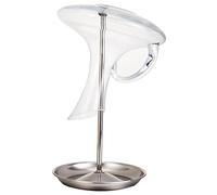 YDDZ Support Carafe de Vin Sèche Carafe, Révolution Egouttoir à Carafe, Support de Décanteur à Vin avec Tête en Silicone pour éviter les Rayures, Support Amovible avec Base Anti-Goutte